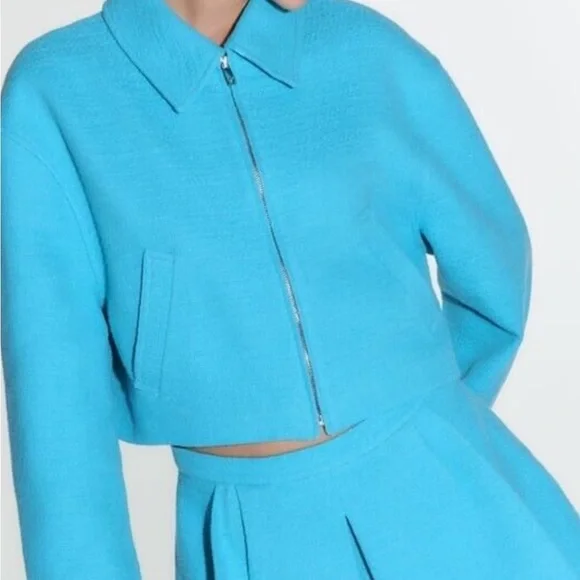 ZARA TEXTURED JACKET - Picture 6 of 10